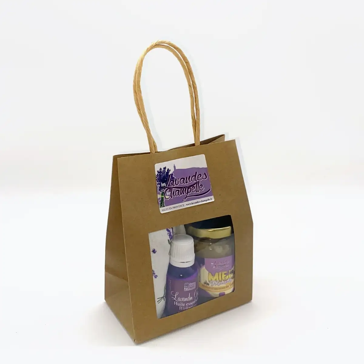 Coffret Lavandin – Miel & Huile Essentielle
